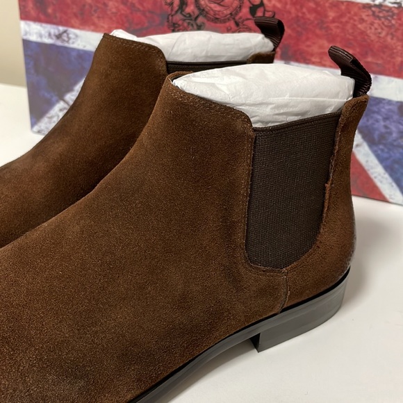NEW English Laundry Mens Weldon Chelsea Boot In Brown - 8 - Picture 3 of 14